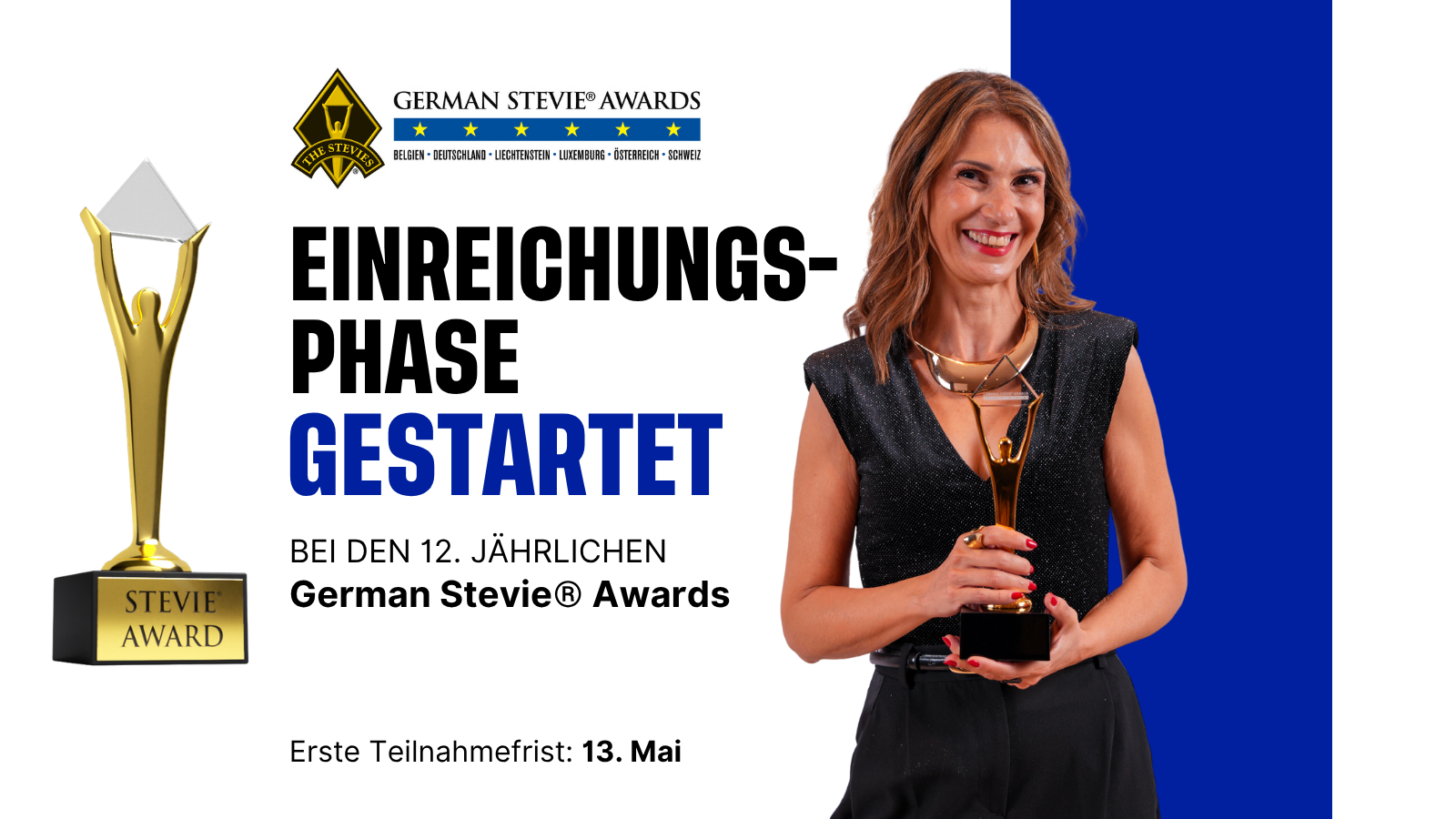 German Stevie® Awards 2026 nehmen Bewerbungen entgegen