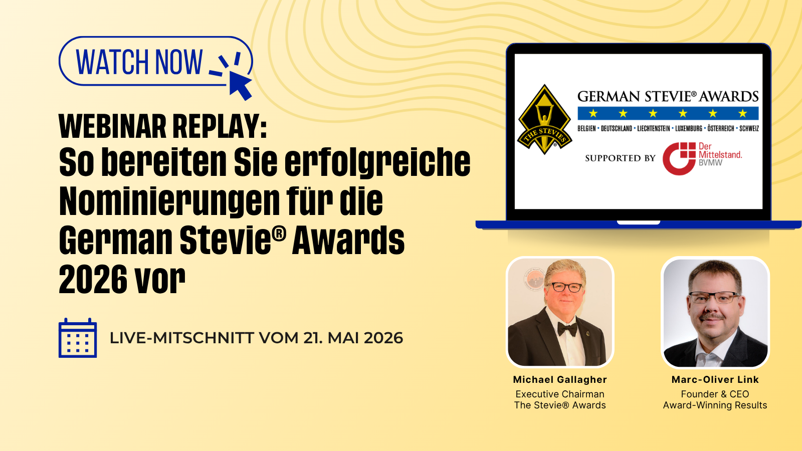 German Stevie Awards Webinar
